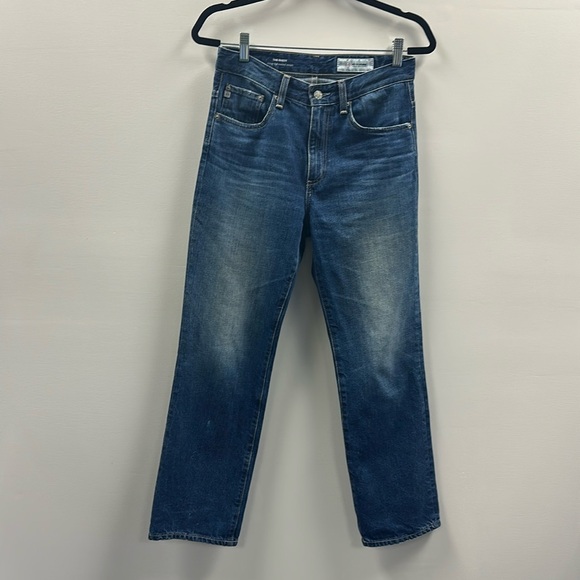 Ag Adriano Goldschmied The Rhett Vintage High-waisted Straight Leg Jeans Size 26 - Picture 2 of 8